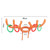 Inflatable Reindeer Antler Ring Toss Game Interactive Christmas Party Games for Adults Kids Reindeer Ring Toss Hat with 4 Rings(Rings Random Color Delivery)