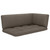 vidaXL 6 pcs conj. lounge paletes c/ almofadões pinho impregnado preto