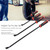 4Pcs Angled Tip Pry Bar Set 8in 12in 18in 24in 60HRC Reinforced 30° Curved Car Tire Repair Pry Bar Kit