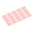 20Pcs A5 15 Holes Transverse Type PP Loose Leaf Cover Detachable Waterproof Comfortable Handle Feeling for Office Blush Pink