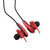 Sport Pulse Earphones Wireless Bluetooth Stereo Headset Built-In Heart Rate Monitor Red