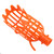 Plastic Fruit Picker Catcher Collecting Device Tool Garden Orchard (Orange)