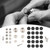 42Pcs Electric Grinding Set 8-Holes Diamond Wheel Saw Blade Black Mesh Grinder Tools