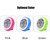 Touch Screen Temperature and Humidity Meter Digital Round Shape Indoor Thermometer and Hygrometer