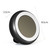Touch Screen Temperature and Humidity Meter Digital Round Shape Indoor Thermometer and Hygrometer