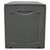 vidaXL Storage Box Black 118x53x57 cm Polypropylene