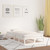 vidaXL Bed Frame without Mattress White 90x190 cm Single Single Solid Wood