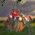 Merry Christmas Decoration Hanging Basket with Garland Christmas Ornament Courtyard Balcony Decoration