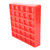 300 Coins Capacity Storage Box ABS Material Cash Coin Case 30 Compartment Cashier Box(Red)