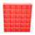 300 Coins Capacity Storage Box ABS Material Cash Coin Case 30 Compartment Cashier Box(Red)