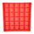 300 Coins Capacity Storage Box ABS Material Cash Coin Case 30 Compartment Cashier Box(Red)