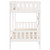 vidaXL Bunk Bed White 80x200 cm Solid Wood Pine