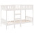 vidaXL Bunk Bed White 80x200 cm Solid Wood Pine