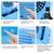 Mini Portable Desktop Air Conditioning Fan for Cooling Summer Hot Day Use   Blue