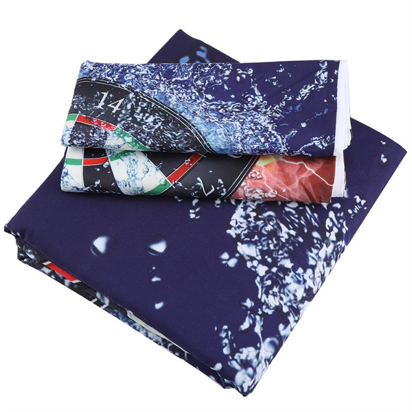100%Polyester 3pcs Duvet Quilt Cover & 2 Pillow Cases Dart Board Printing Bedclothes(King)