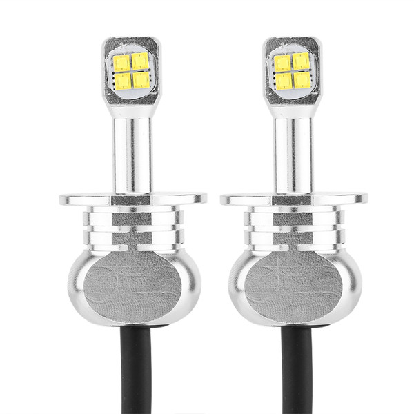 2 Pcs H3 LED Fog Light Car ATV SUV Super Bright Driving DRL Lamp 6000K Bulb Kit