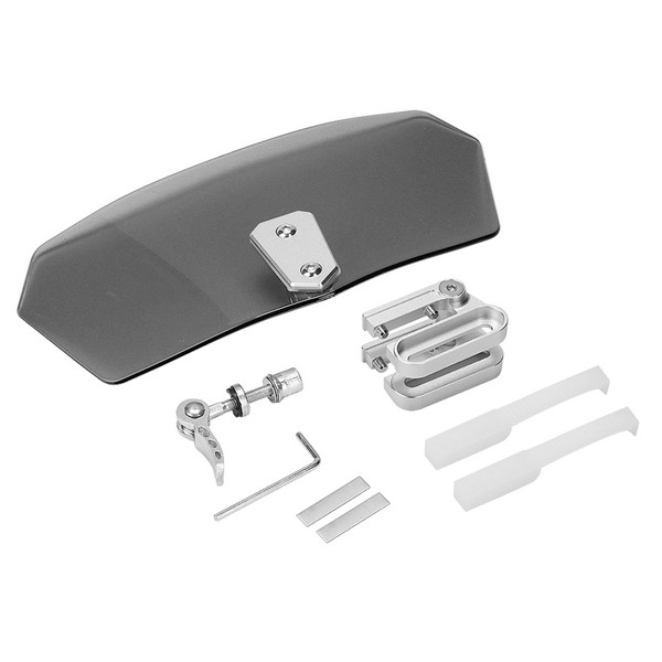 Universal Motorcycle Windshield Motorbike Windscreen Practical Modification Parts(Steel Flash)