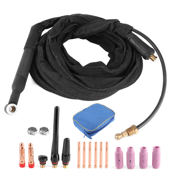 4m Welder Gun WP26V Air Cooled Lift Type TIG Welding Torch with EU Plug for Soldering
