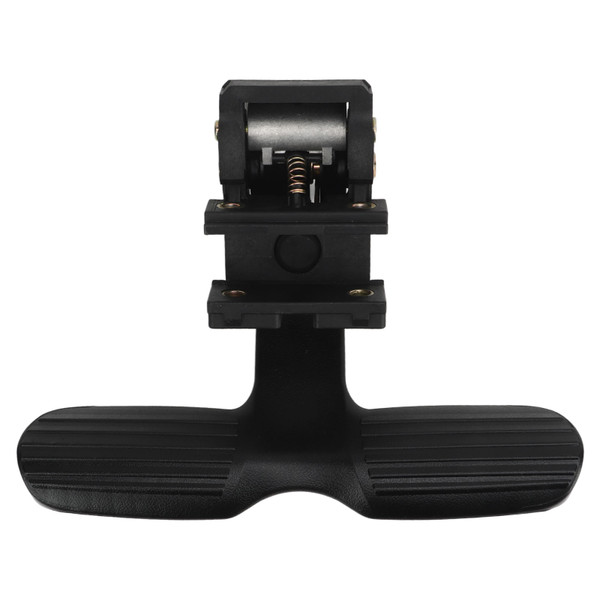 Retractable Rear Seat Foot Step Black Flexible Seat Back Footrest Pedal Automatic Rebound for Bus RV Commercial Vehicle