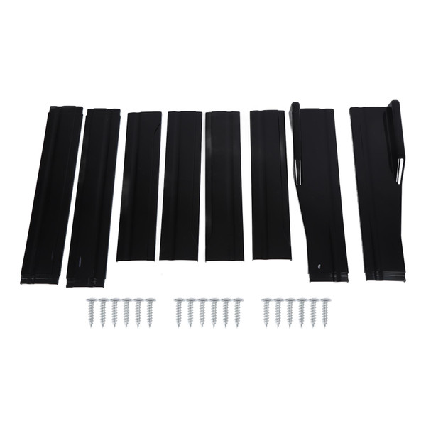 Rear Side Skirt 78.7 in Gloss Black Side Skirt Extension Rocker Panel Spoiler Lip Rocker Splitter for Universal Car