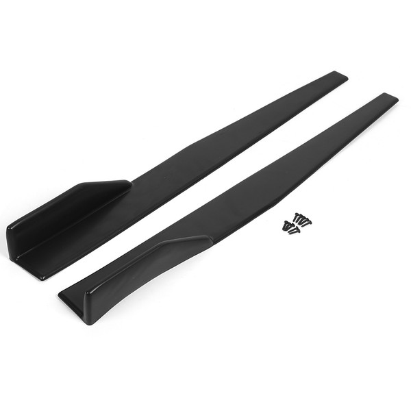 2pcs Car 860mm/33.8in Blade Side Skirt Rocker Splitter Wing Diffuser Replacement