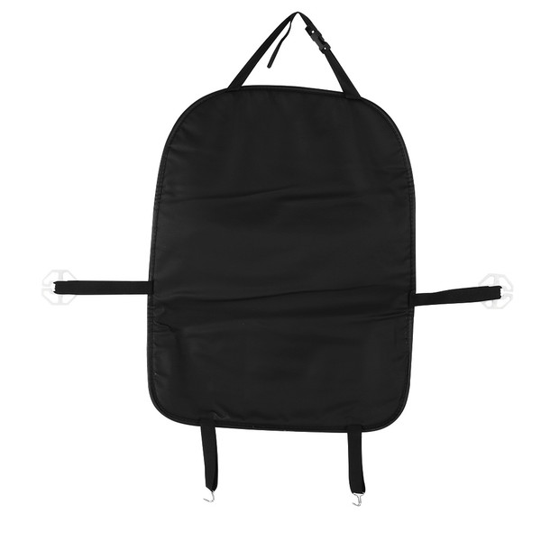 PU Leather Car Seat Back Storage Bag Holder Organizer Hanger Multi-Pocket Orange