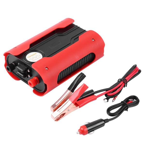 500W Car Power Inverter USB Charger Adapter Modified Sine Wave 12V to 220V Voltage Converter
