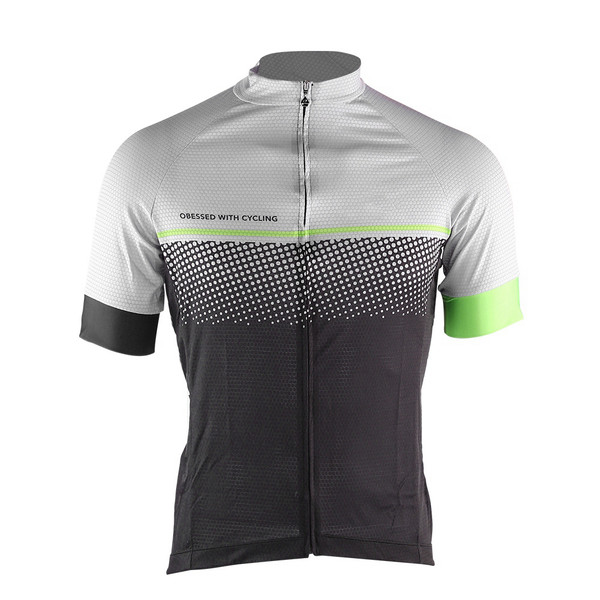 Mesh Fabric Cycling Quick Dry Breathable Bike Sports Tight Shirt Short Sleeve Clothing(#04,2XL)