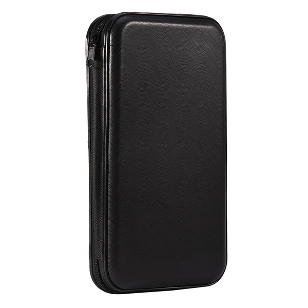 80 Disc Large Capacity Portable Plastic CD DVD VCD Storage Case Bag Organizer Holder Black