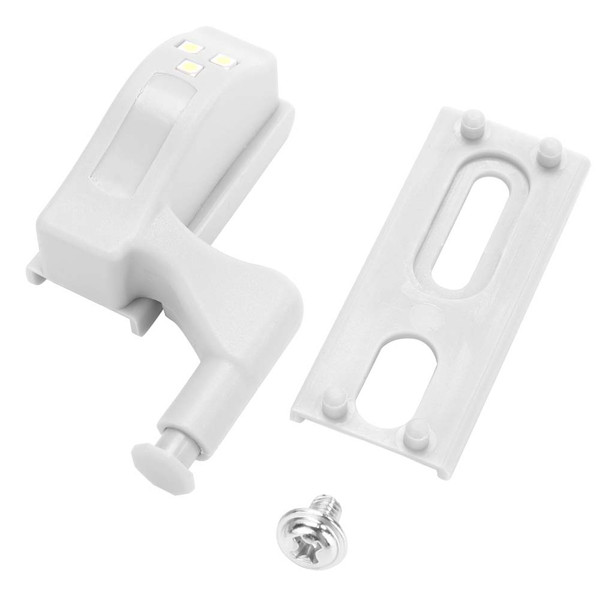 Battery Powered Cabinet Door Hinge LED Night Light Cupboard Wardrobe Closet Lamp(1pcs)