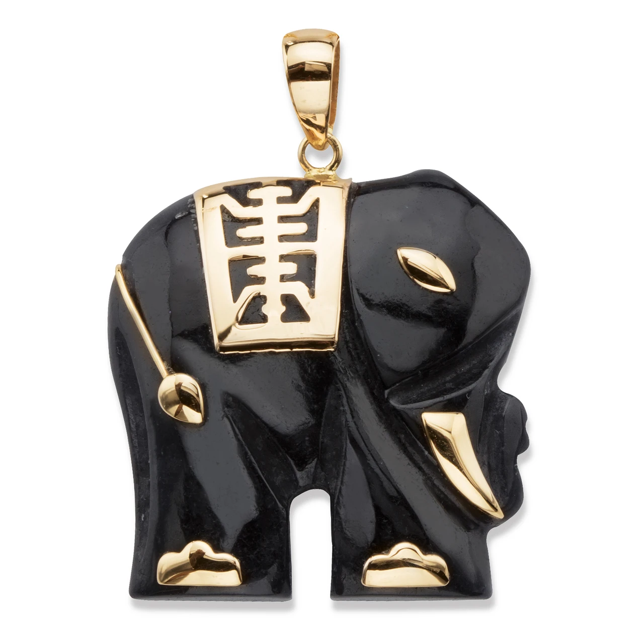 Green Jade Elephant Necklace – Blush Velvet Boutique