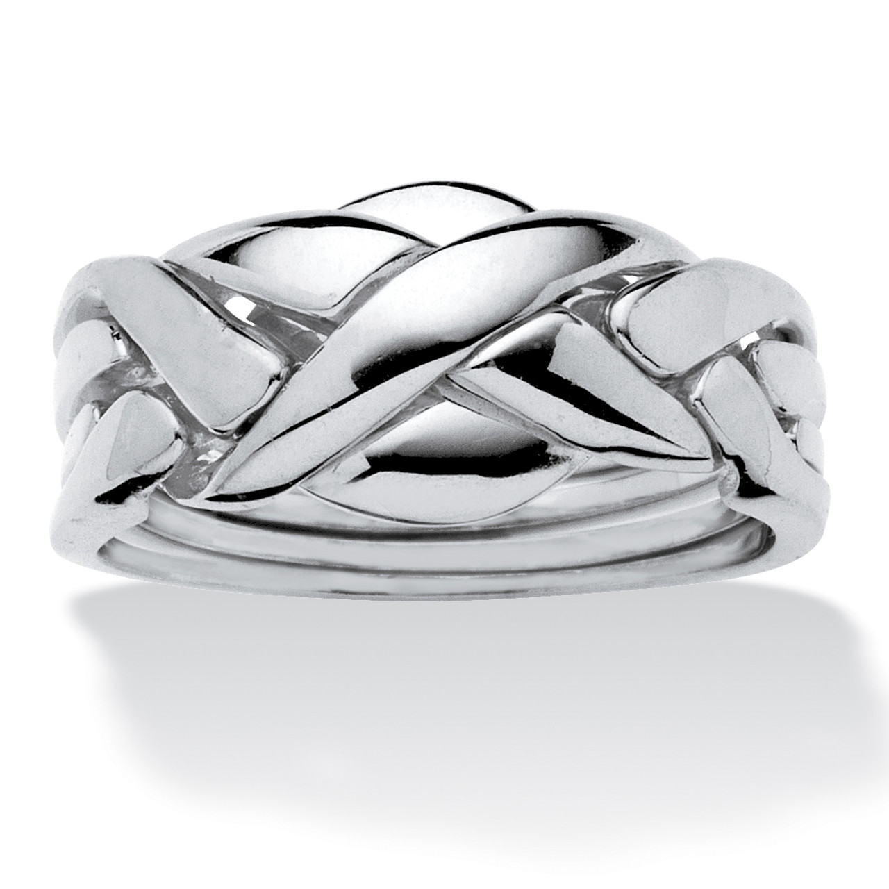 Buy Valentine Gift by Karatcart Platinum Plated Elegant Classic Crystal  Couple Ring for Women online from Karat Cart