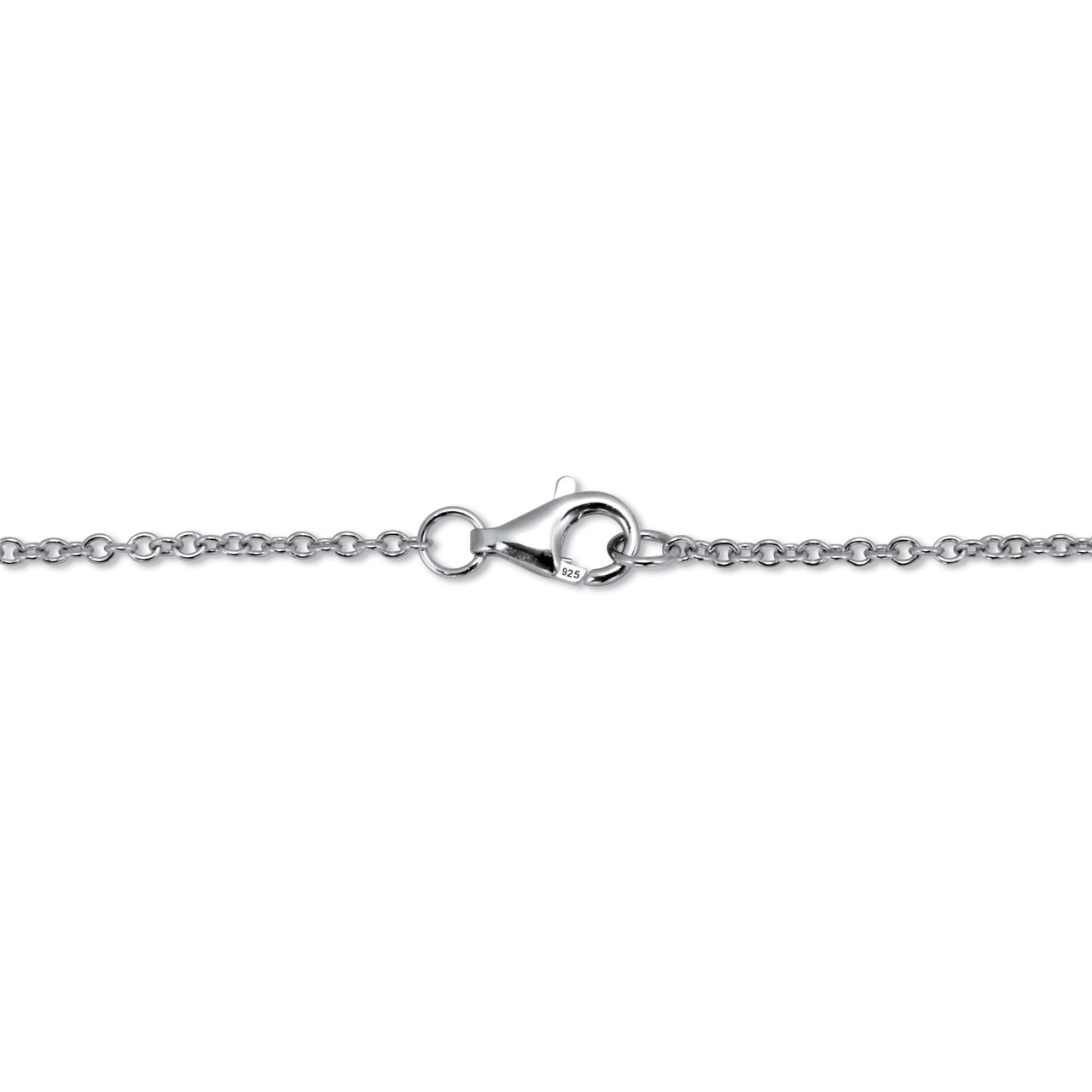 16 TCW Round Cubic Zirconia Sterling Silver Infinity Charm