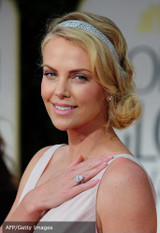 Glittery headbands ruled the Golden Globe red carpet