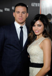 Jenna Dewan lights up the red carpet at hubby's premiere