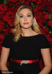 Elizabeth Olsen goes vintage in NYC