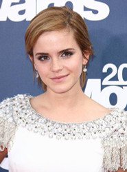 Emma Watson mixes patterns for an eye-popping result