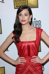 Emmy Rossum wears silver and sparkles to Critics' Choice Awards