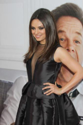 Mila Kunis dons lovely black dress at Ted premiere