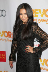 Naya Rivera stuns in lace at Trevor Project benefit