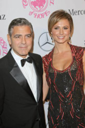 Stacy Keibler stuns at recent event alongside George Clooney