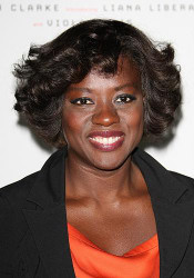 Viola Davis wows in coral frock
