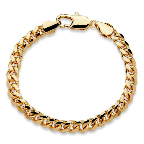 Men's Curb-Link Chain Bracelet in Goldtone 9" (10.5mm)