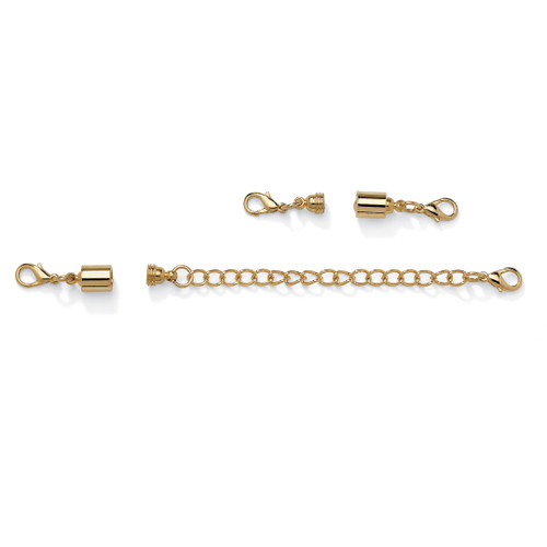 Magnetic Clasp and Chain Extender Set in Yellow Goldtone