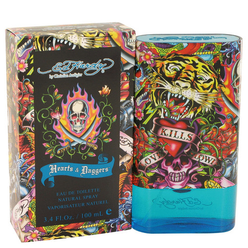 Ed hardy Hearts & Daggers for Him by Christian Audigier 3.4 oz. EDT Spray