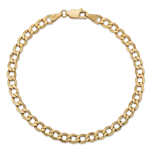 Curb-Link Chain Bracelet in 10k Yellow Gold 7" (4.25mm)