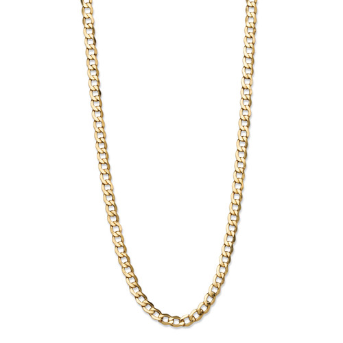 Curb-Link Chain Necklace in 10k Yellow Gold 16" (4.25mm)