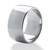 Polished Wide Wedding Band in Platinum-plated Sterling Silver (11.5mm)