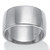 Polished Wide Wedding Band in Platinum-plated Sterling Silver (11.5mm)