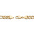 Men's Figaro-Link Chain Necklace in Yellow Goldtone 30" (9mm)